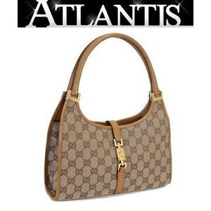 Gucci Jackie Handbag Canvas Beige